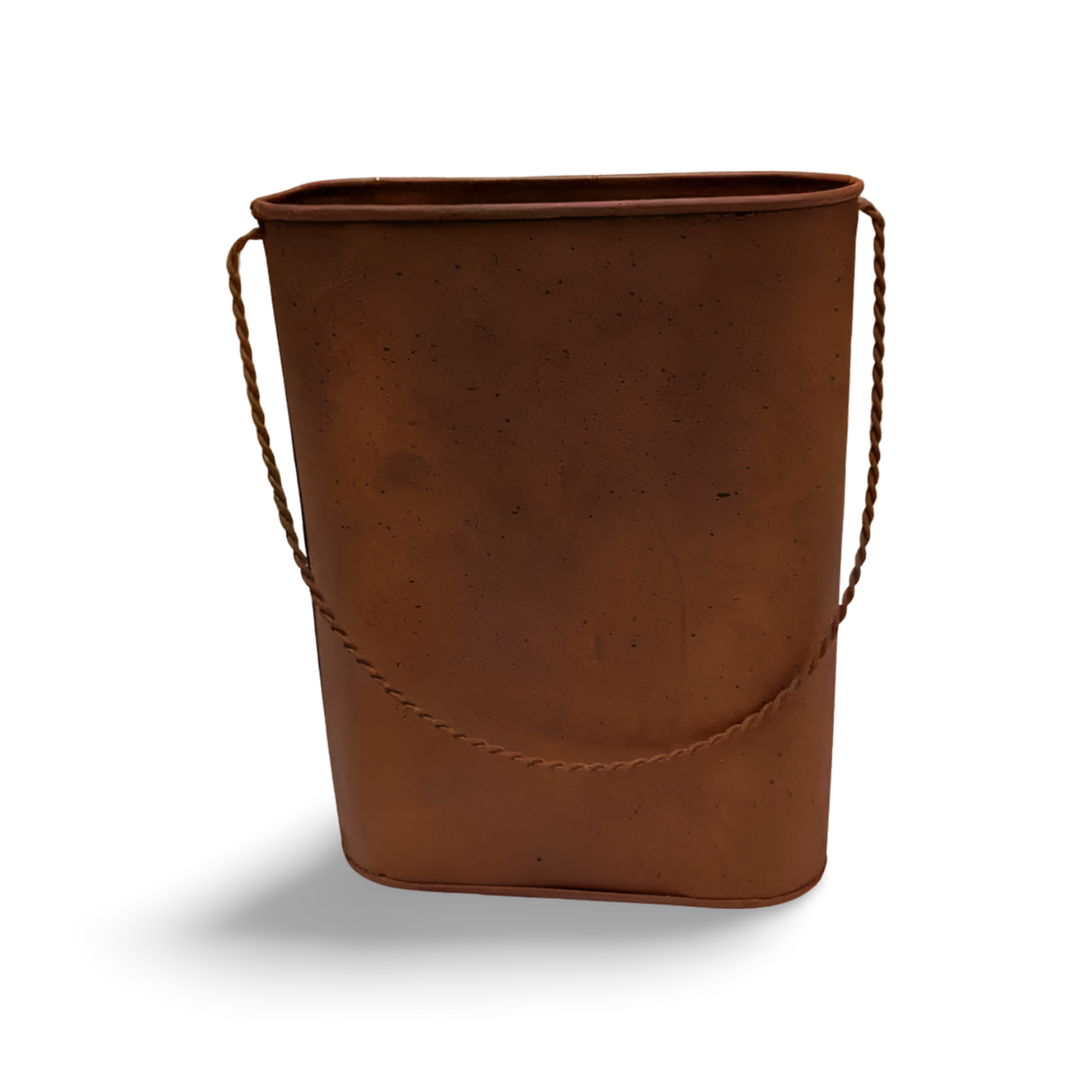 Rusty Tin Pocket with Handle- Decor- The Celebration Co.