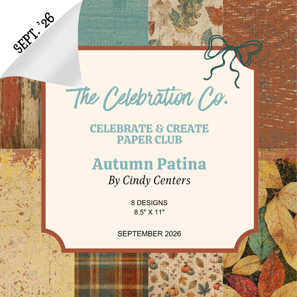 Autumn Patina - Digital Download - Craft Paper Set
