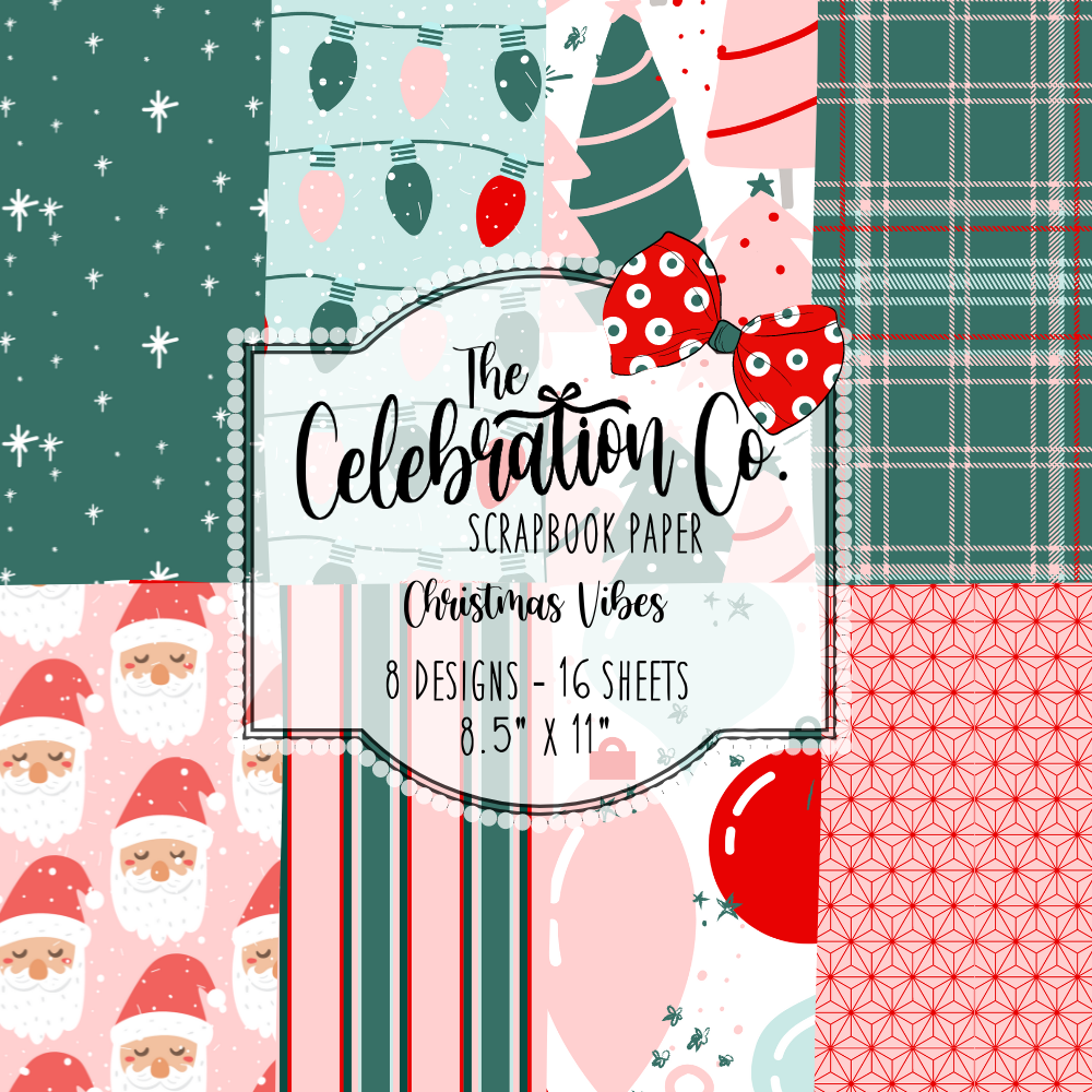 Christmas Vibes - Digital Download - Craft Paper Package