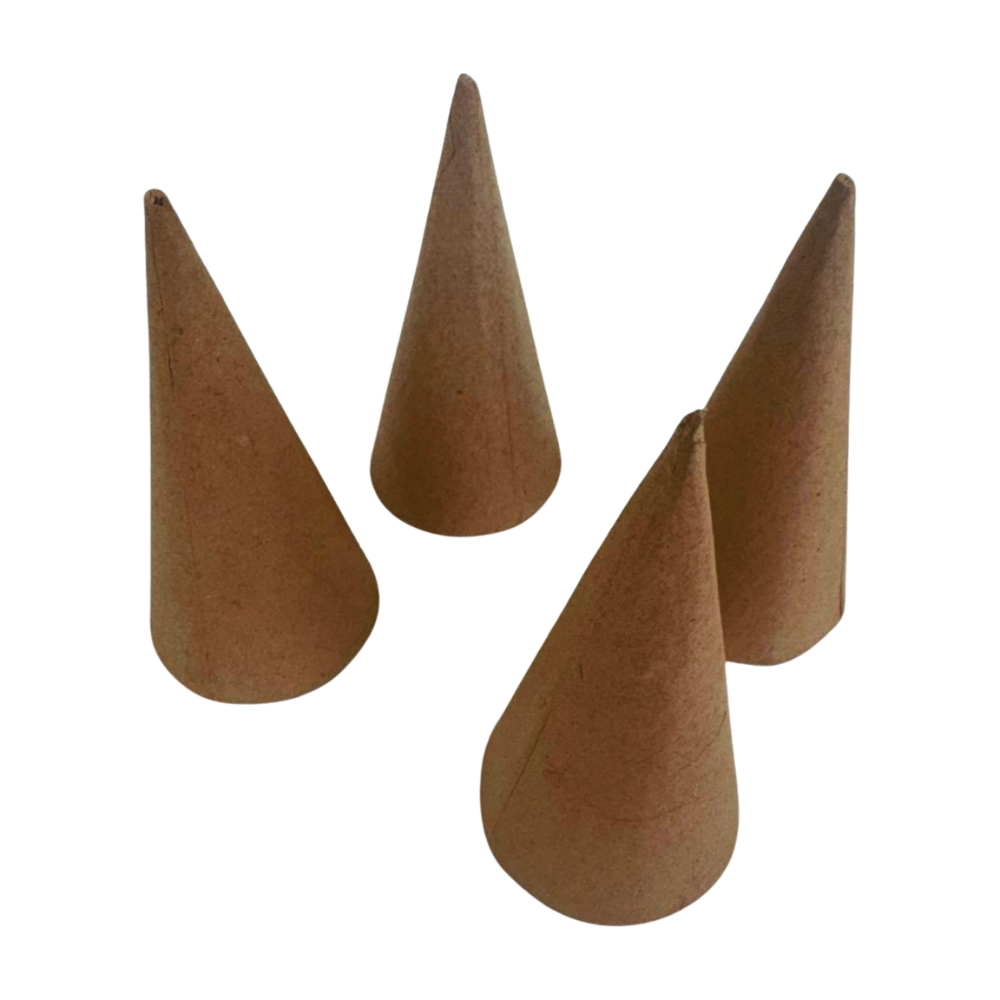 Paper Mache Cones (Package of 4)