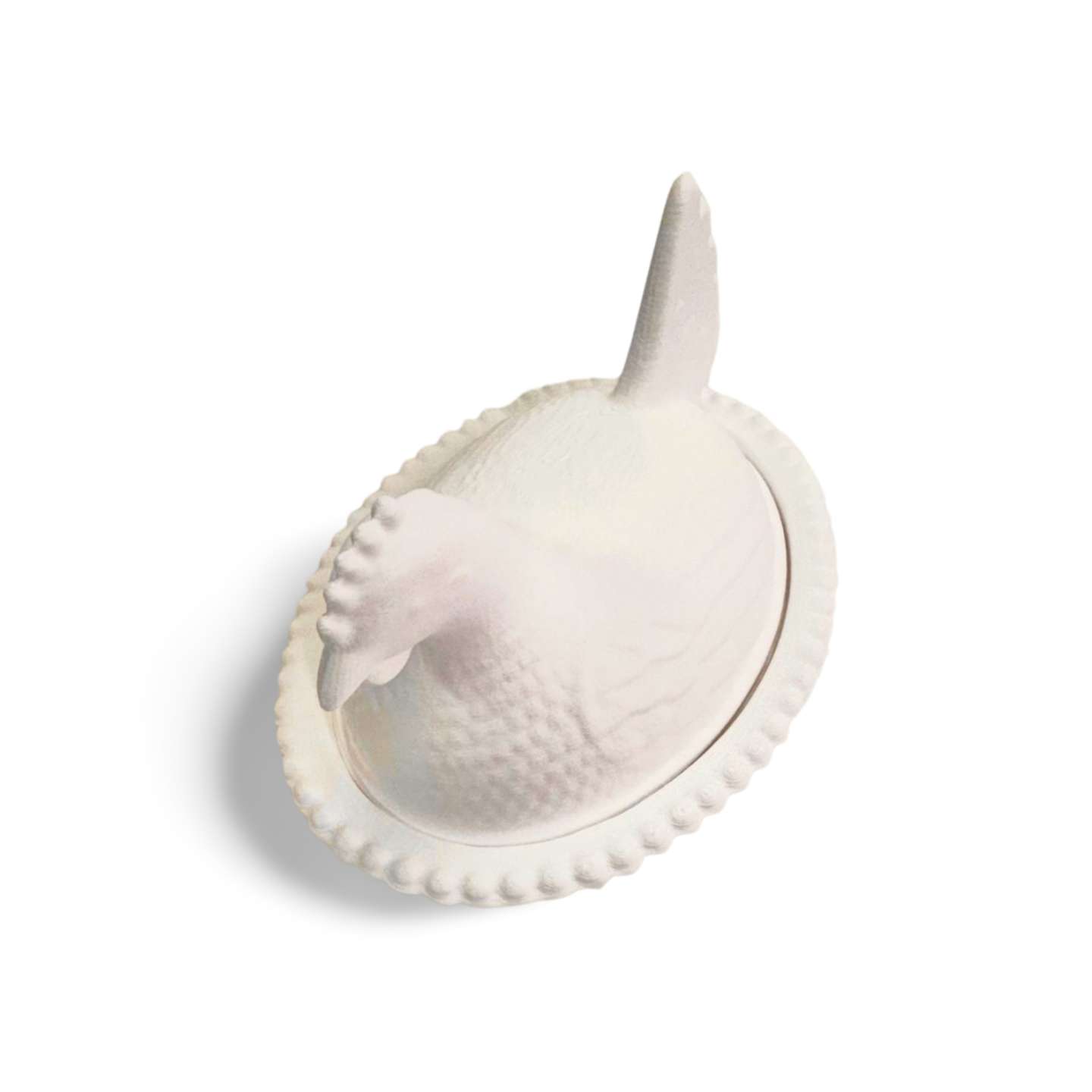 Farmhouse Hen on Nest Bowl- 3D- The Celebration Co.