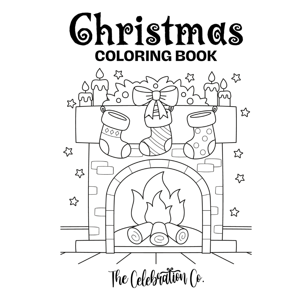 Christmas Coloring Book - 20 Pages - Digital Download (Freebie)