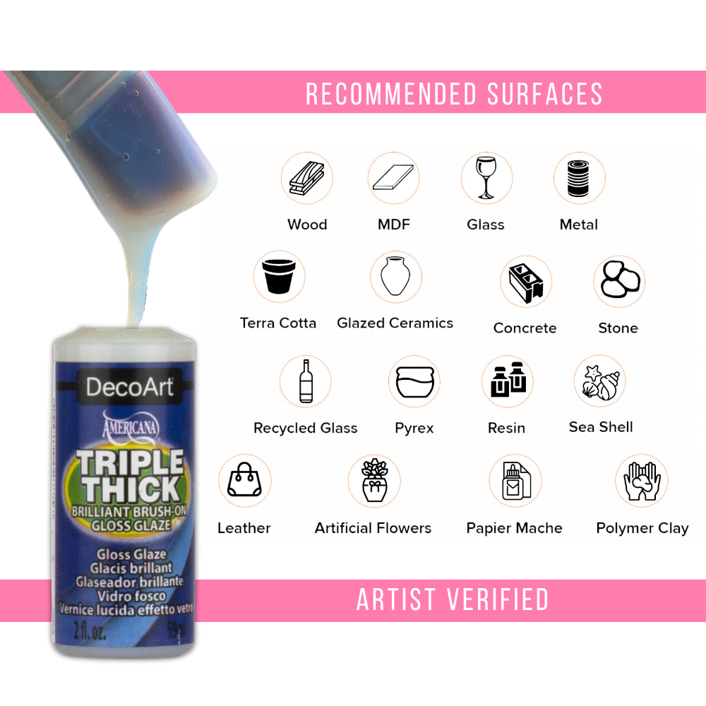 DecoArt Americana Triple Thick Gloss Glaze