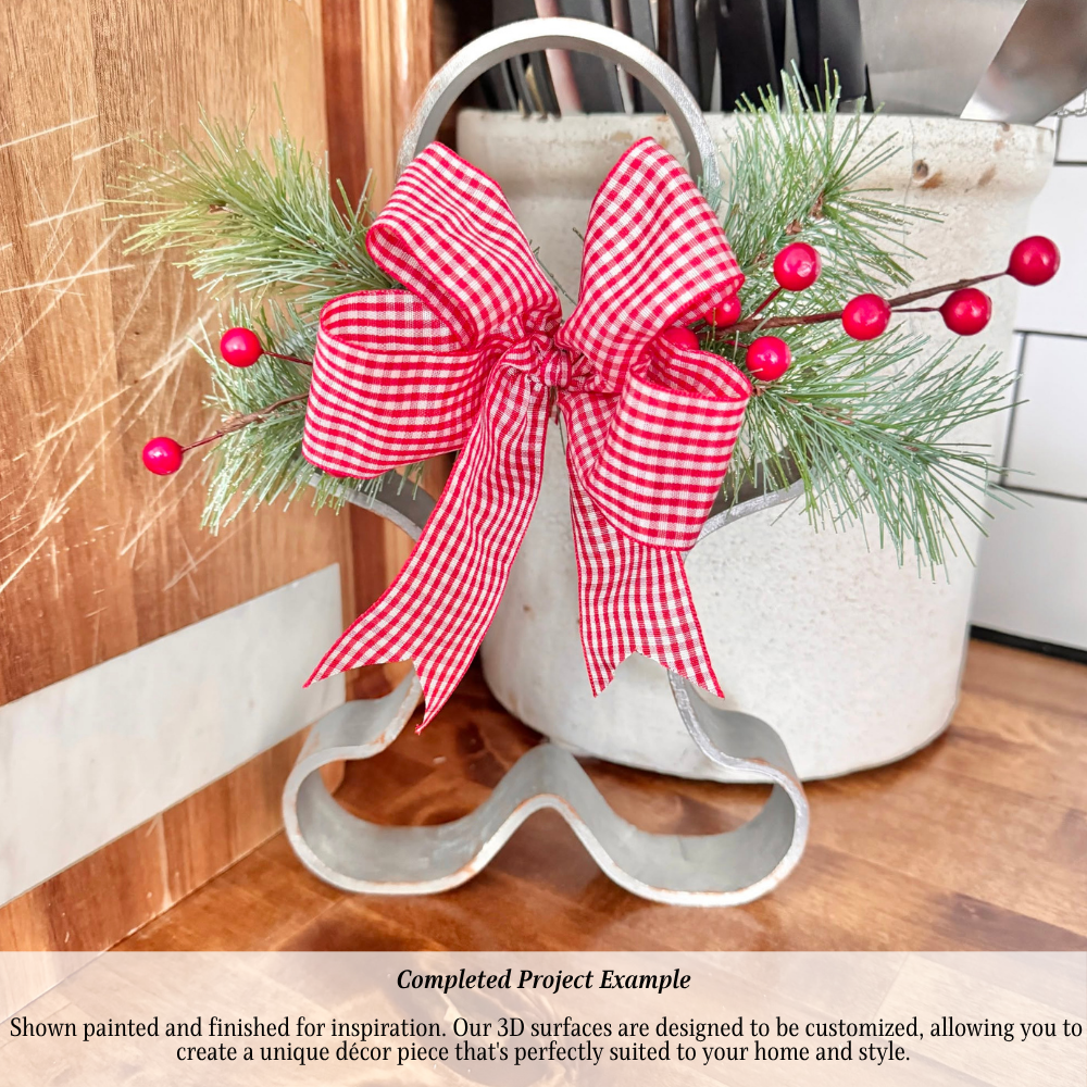 Gingerbread Man Cookie Cutter - 10.5" Tall