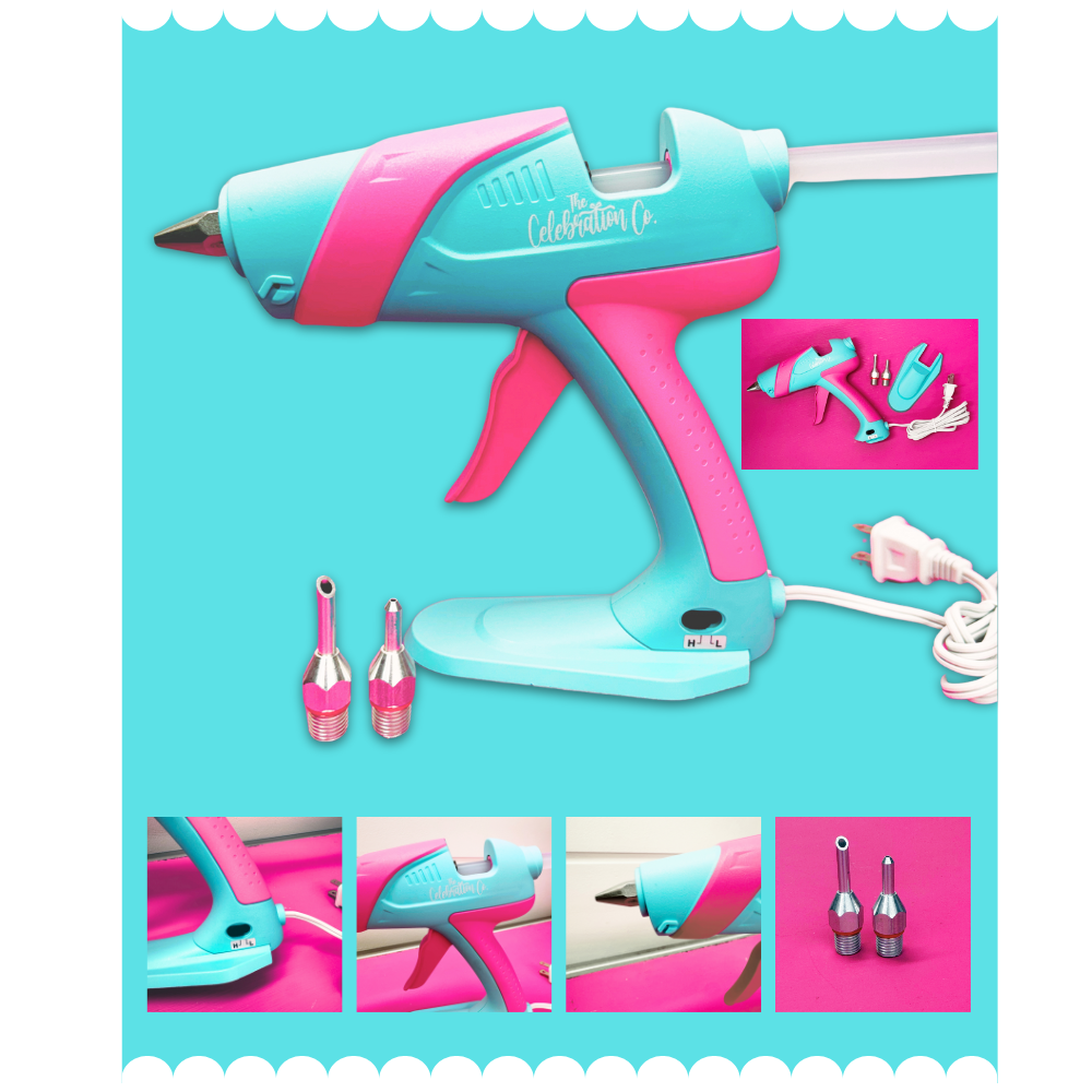 The Celebration Co. Exclusive Dual Temp Full-Size Hot Glue Gun- Tools- The Celebration Co.