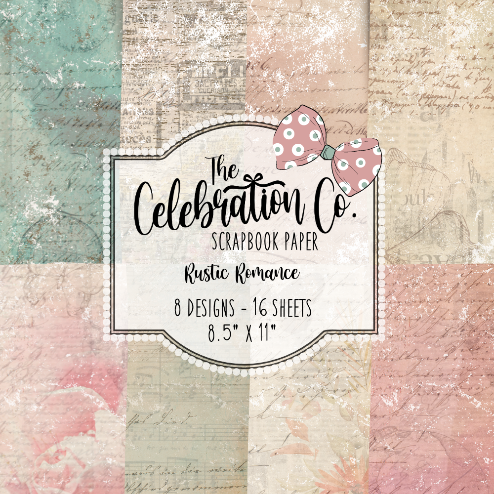 Rustic Romance - Digital Download - Craft Paper Package
