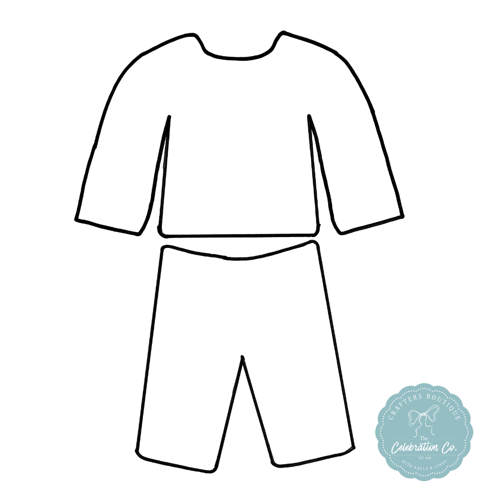 Santa Suit Ornament Template