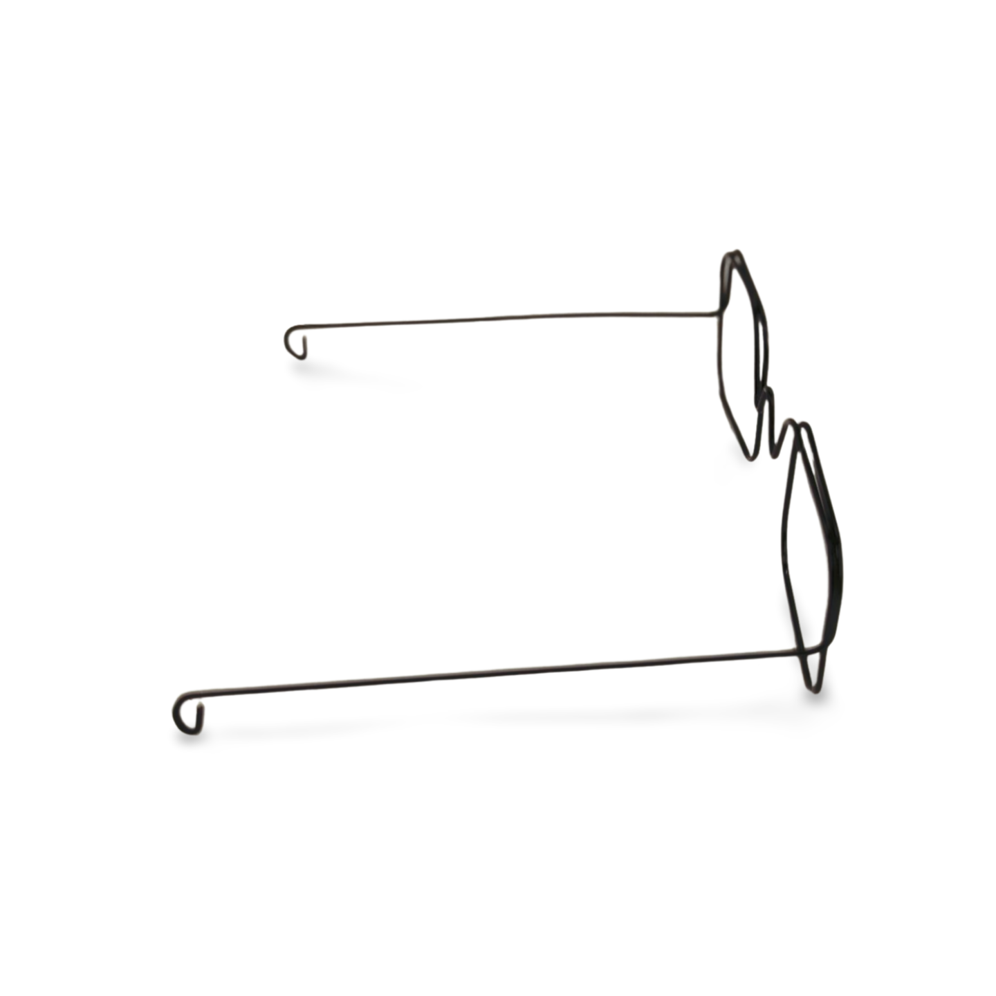 Black Wire Rectangle Doll Glasses