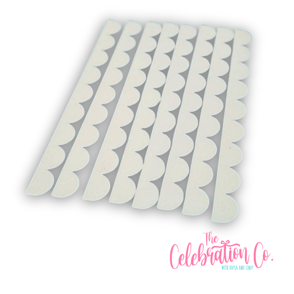 Scalloped Edge Trim – Package of 8