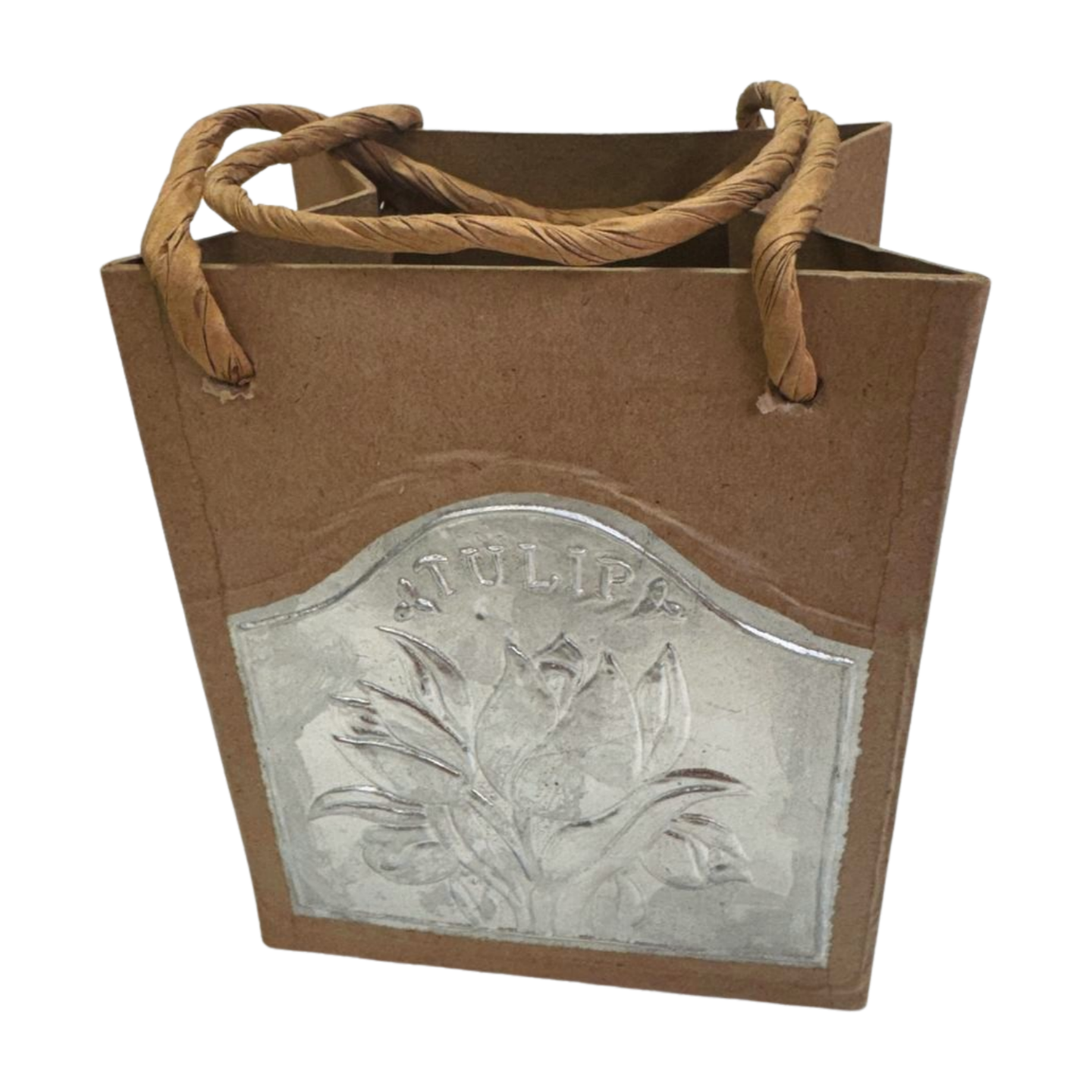 Paper Mache Tulip Bag
