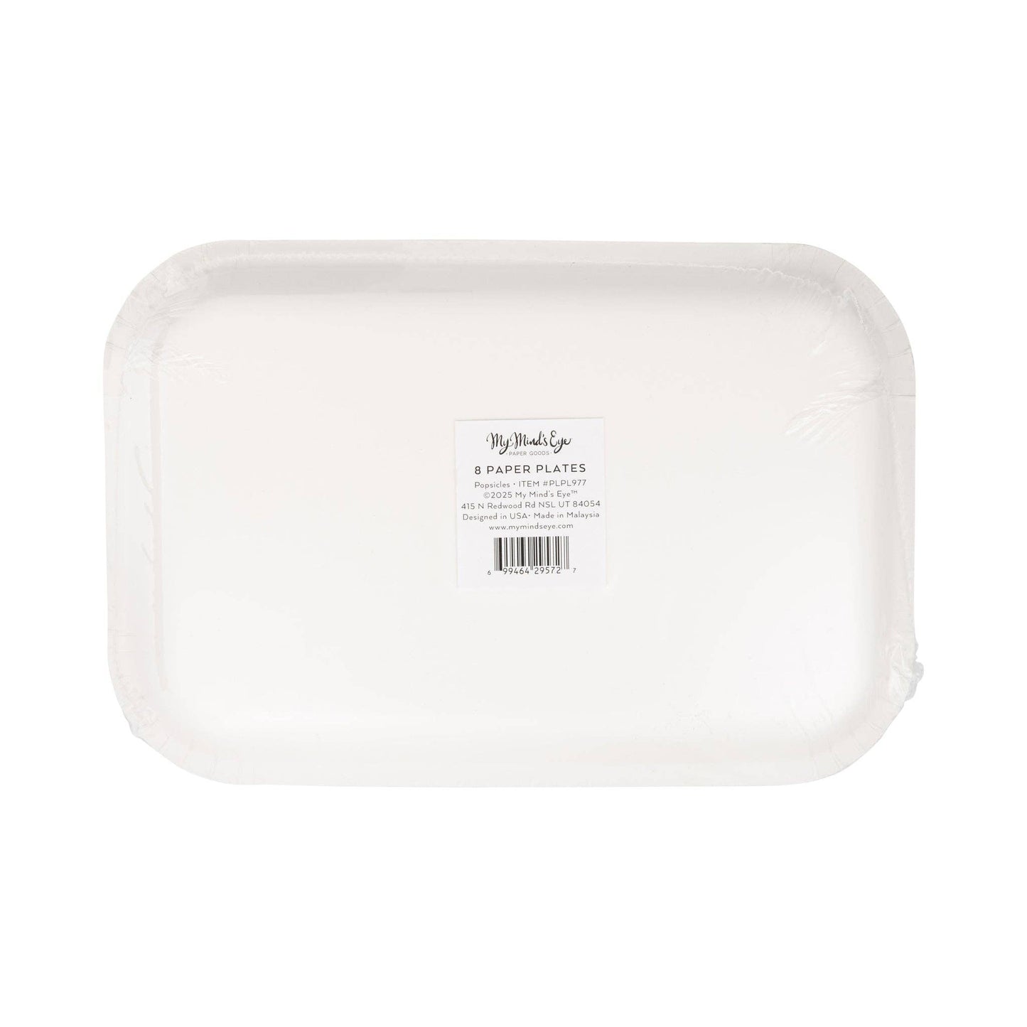 Popsicle Plate (Package of 8)- Party- The Celebration Co.