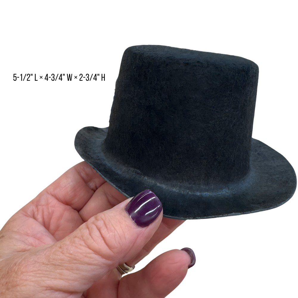 Black Top Hats (Package of 5)