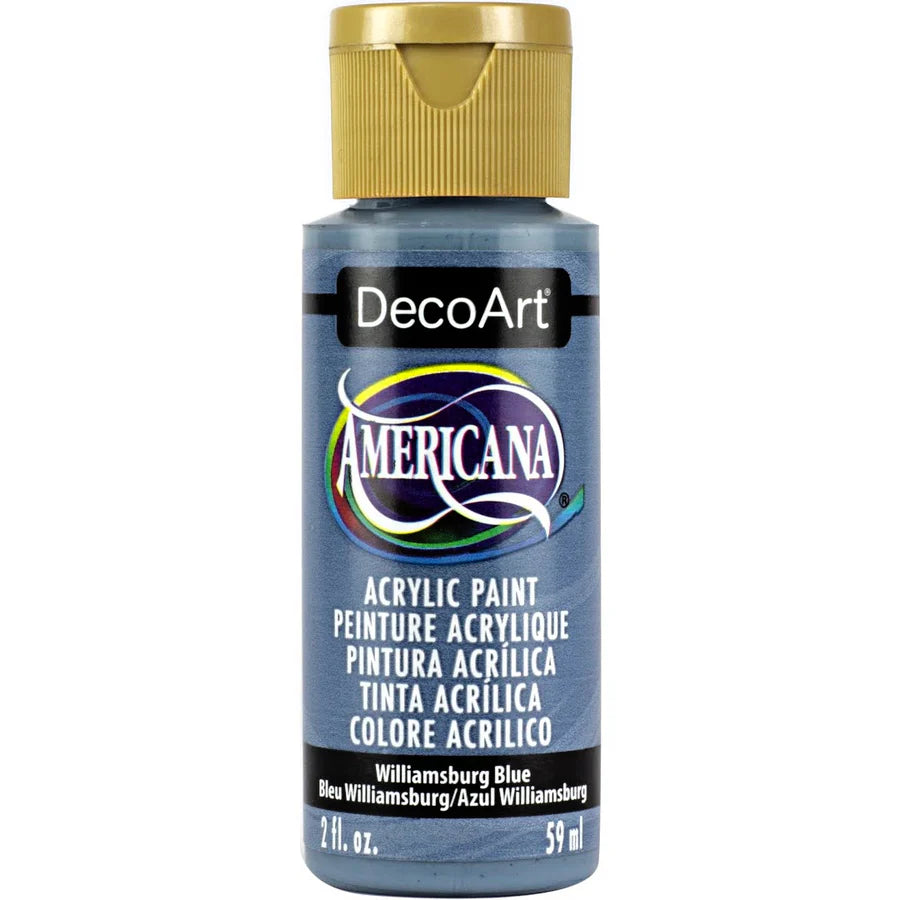 DecoArt Americana Acrylic Paint - 2 oz. - BLUES & PURPLES- Paints & Mediums- The Celebration Co.
