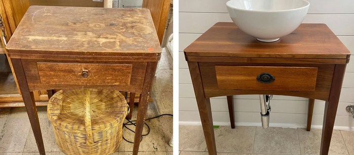Transformed Bathroom Vanity