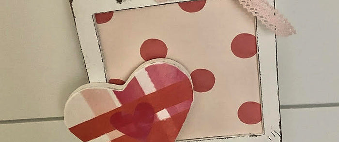 Valentine's Day Sign with The Celebration Co. Scrapbook Paper