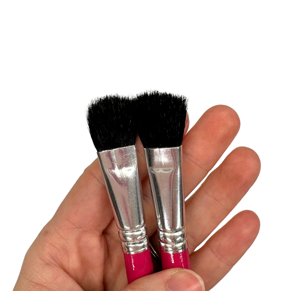 Dyamond Fluffier Brushes - 2 Pack-  Tools- The Celebration Co.