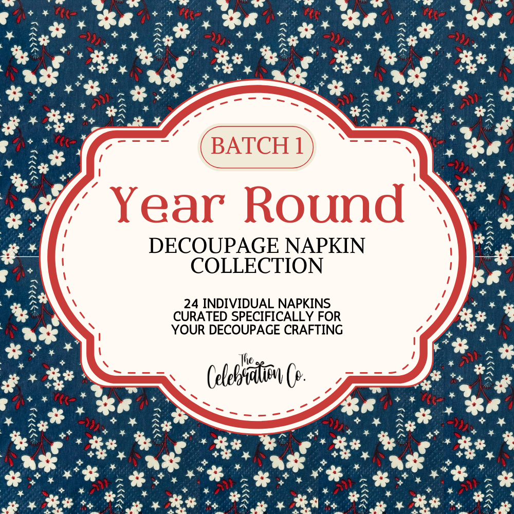 BONUS OFFER: Year-Round Celebrations Decoupage Napkin Collection #1