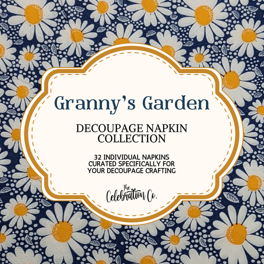 Granny's Garden Decoupage Napkin Collection