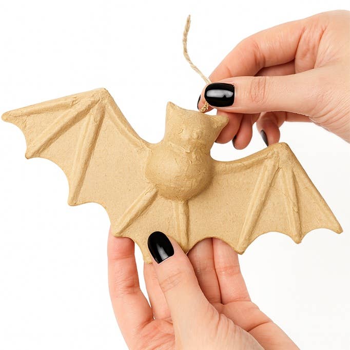 Paper Mache Bat - 8-1/2" x 4"