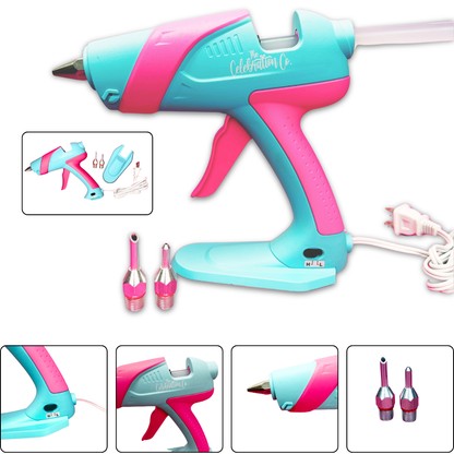 The Celebration Co. Exclusive Dual Temp Full-Size Hot Glue Gun-  Tools- The Celebration Co.