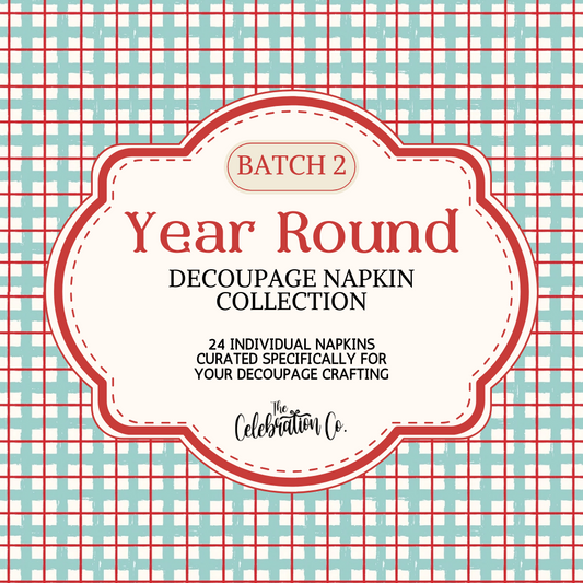 BONUS OFFER: Year-Round Celebrations Decoupage Napkin Collection #2