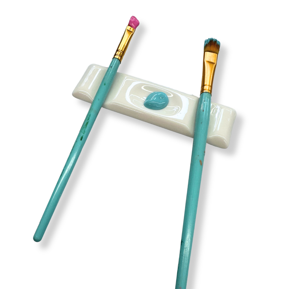 Ceramic Paint Brush Rest