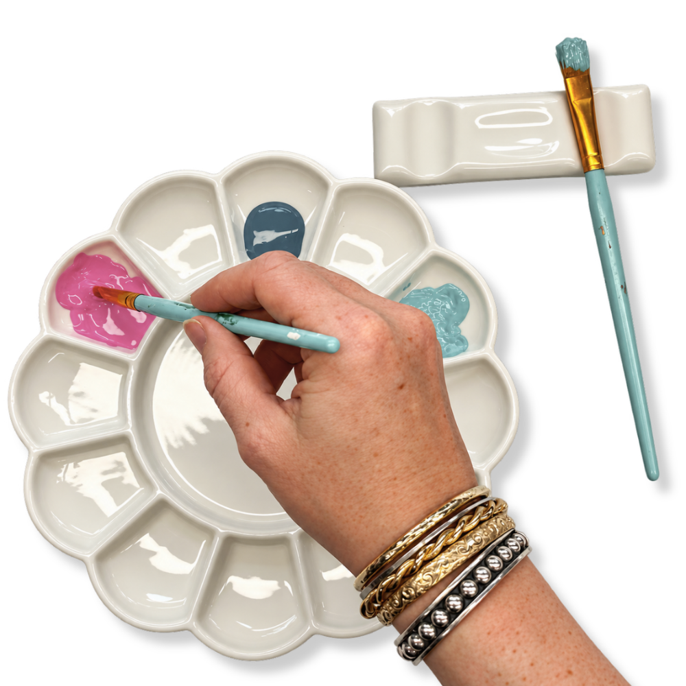 Ceramic Paint Palette-  Tools- The Celebration Co.