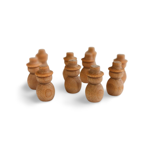3/4" Wood Snowmen
