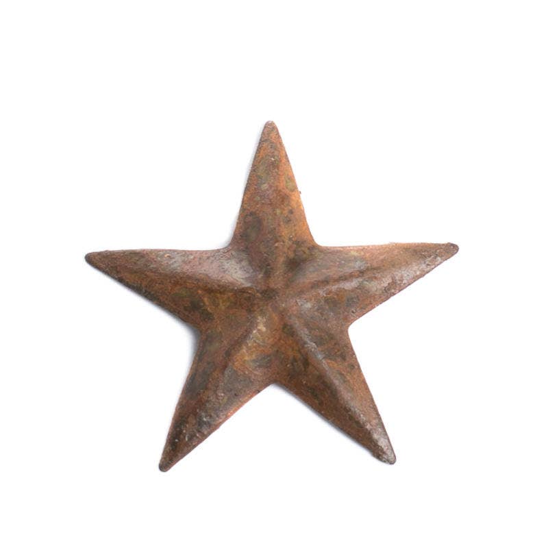 Mini Rusty Tin Barn Stars-  Embellishments- The Celebration Co.