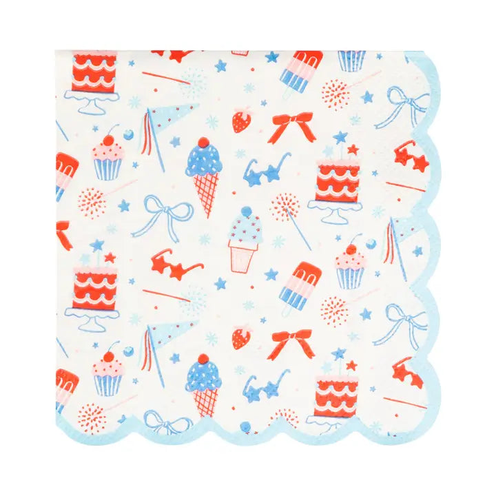 Patriotic Decoupage Napkin Collection-  Craft Supplies- The Celebration Co.