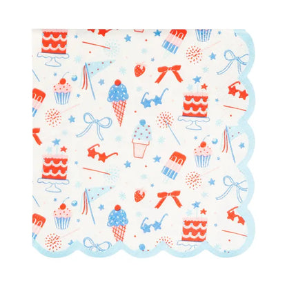 Patriotic Decoupage Napkin Collection-  Craft Supplies- The Celebration Co.