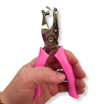 Pink Soft-Grip ¼" Hole Punch