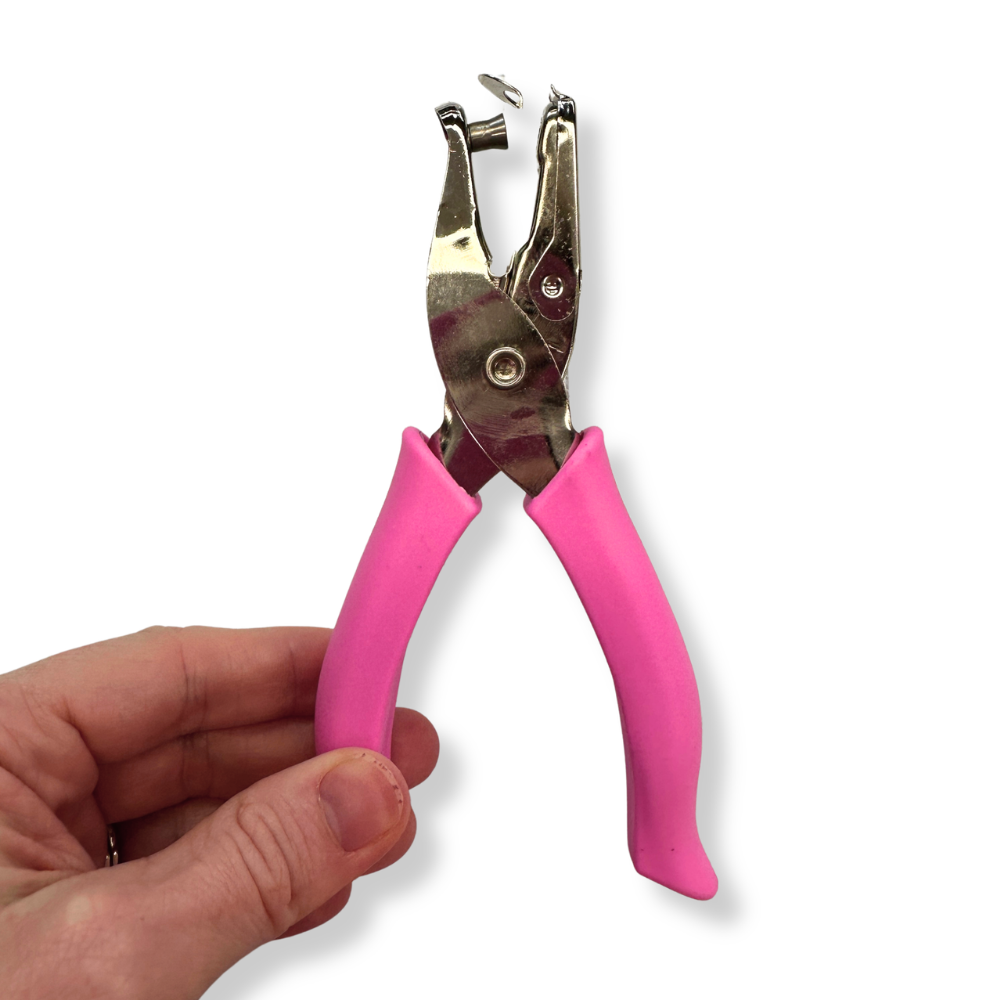 Pink Soft-Grip ¼" Hole Punch