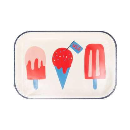 Popsicle Plate (Package of 8)-  Party- The Celebration Co.