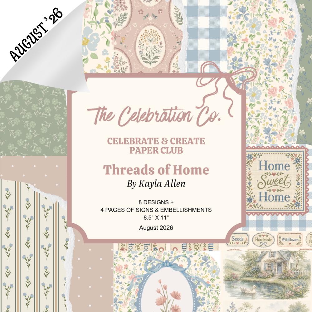 Digital Vault: Threads of Home and Stitched with Love 08/26-  Digital- The Celebration Co.