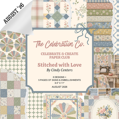 Digital Vault: Threads of Home and Stitched with Love 08/26-  Digital- The Celebration Co.