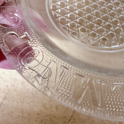 Vintage ABC Children’s Glass Plate-  vintage- The Celebration Co.