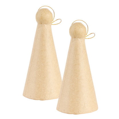 Paper Mache Angel Doll Body Cone – 5"-  Paper Mache- The Celebration Co.