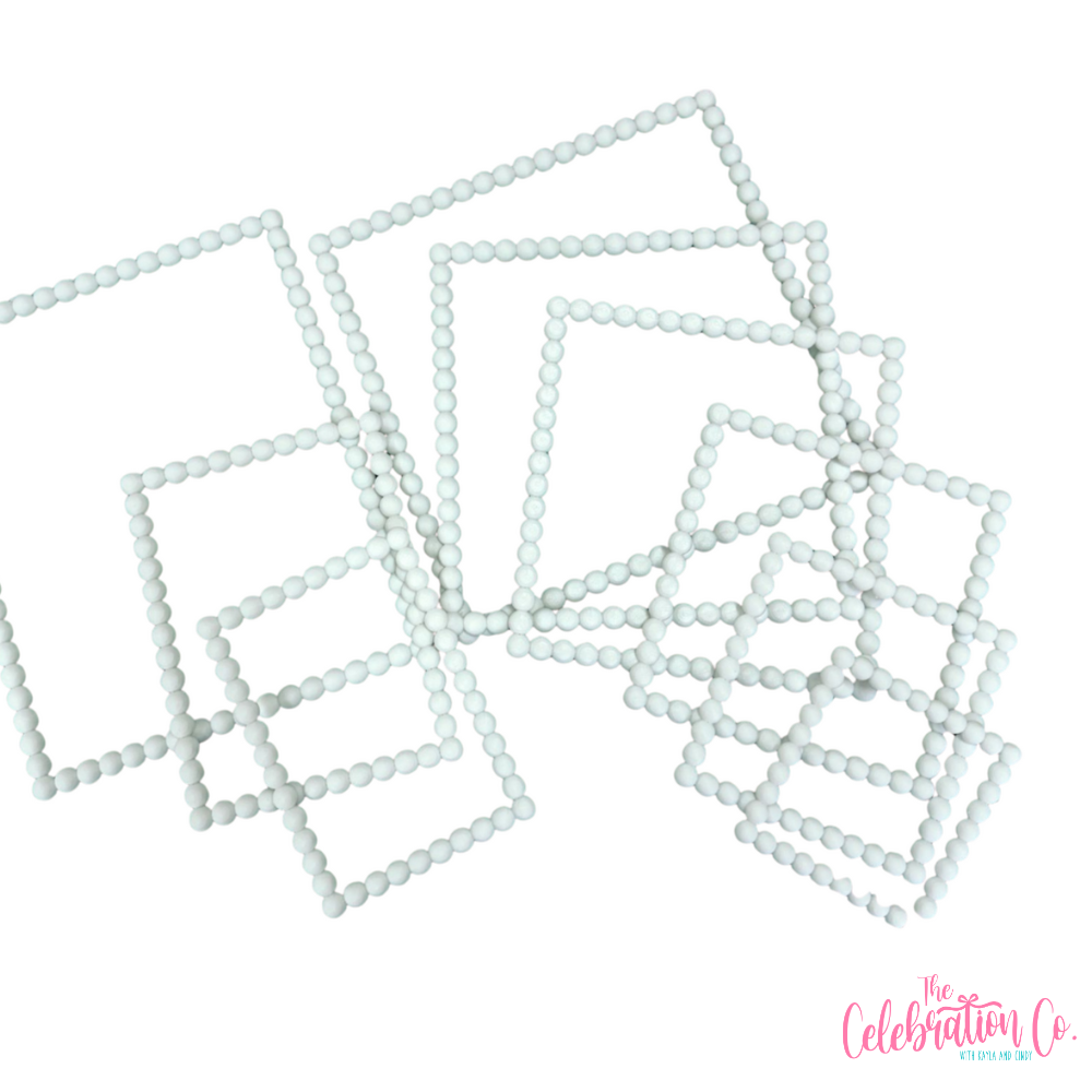 Dimensional Beaded Frame Set of 9