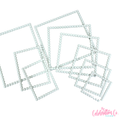 Dimensional Beaded Frame Set of 9