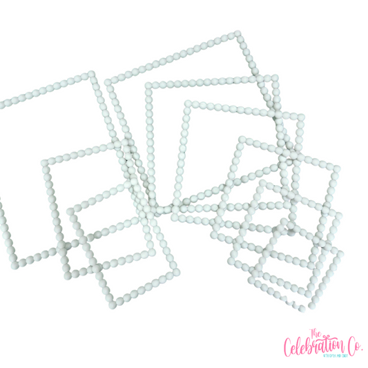 Dimensional Beaded Frame Set of 9