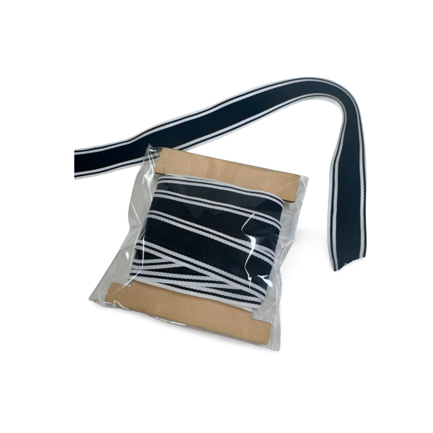 Black Striped Grosgrain Ribbon