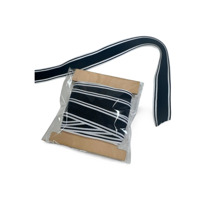 Black Striped Grosgrain Ribbon