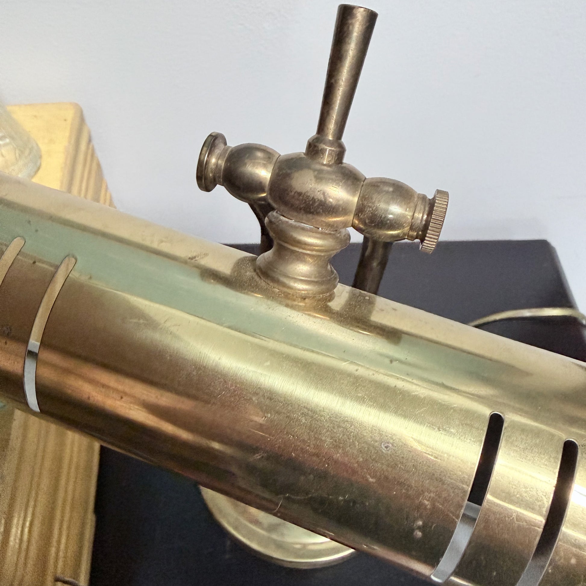 Vintage Adjustable Brass Bankers/Piano/Desk Lamp-  vintage- The Celebration Co.