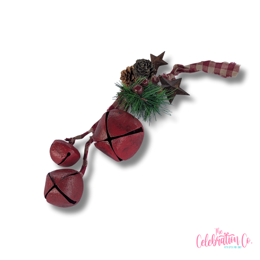 Buffalo Plaid Bell Door Hanger (Choose from 2 Colors)