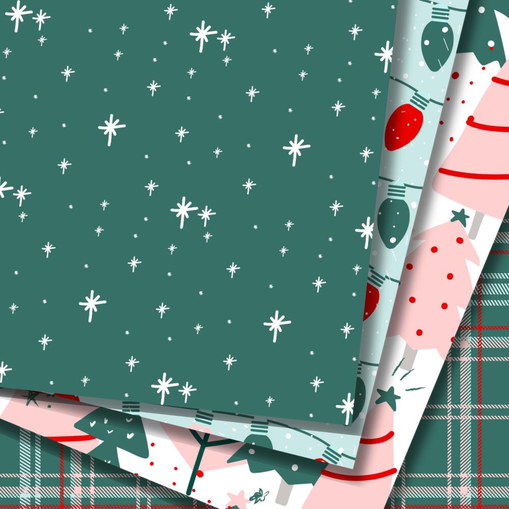 Christmas Vibes - Digital Download - Craft Paper Package