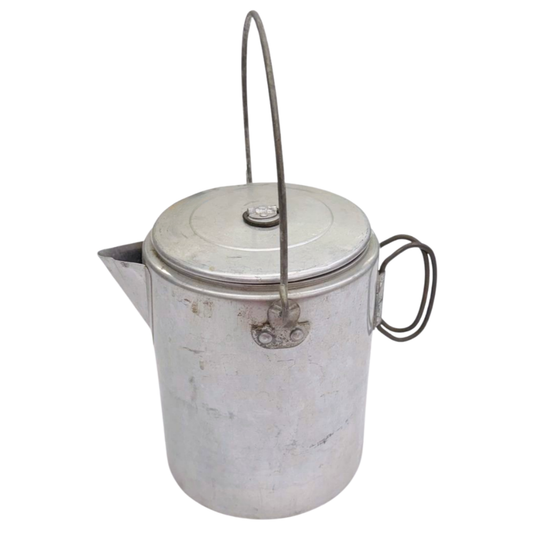 Vintage Aluminum Coffee Pot-  Decor- The Celebration Co.