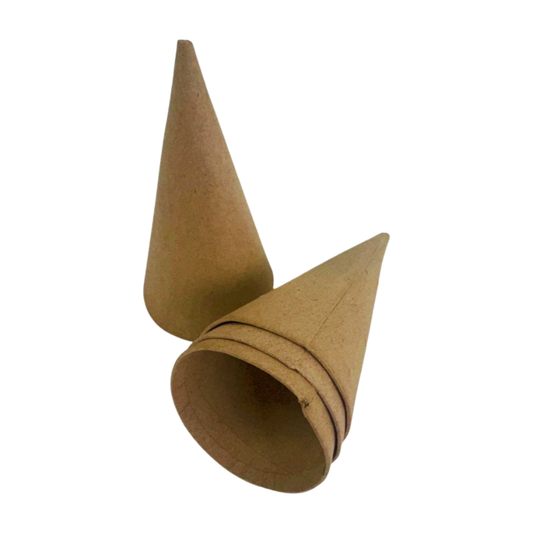 Paper Mache Cones (Package of 4)