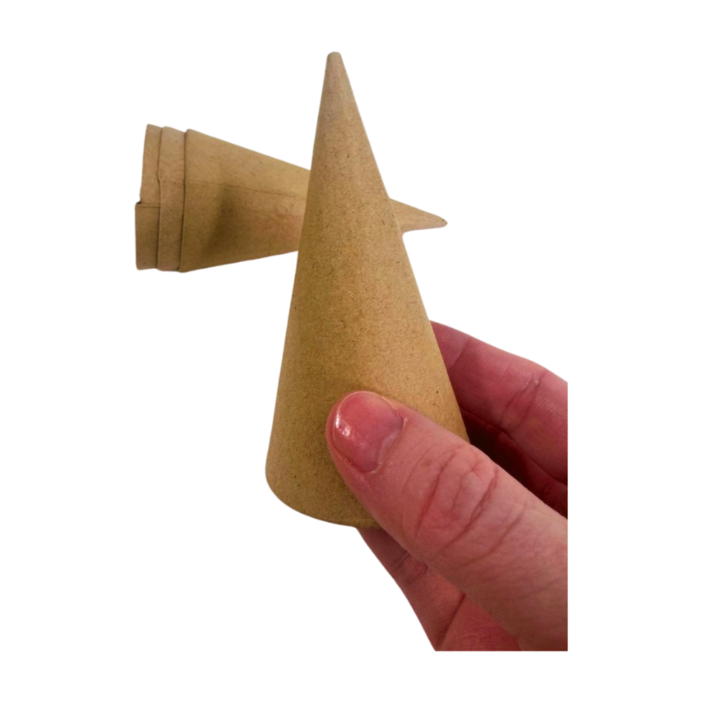Paper Mache Cones (Package of 4)