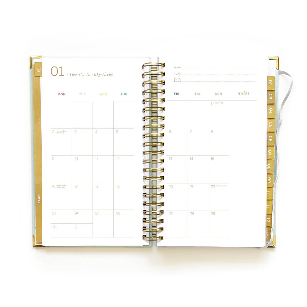 2024 Dream.Plan.Do. Luxe 12-Month/Weekly Planner by Lake + Loft